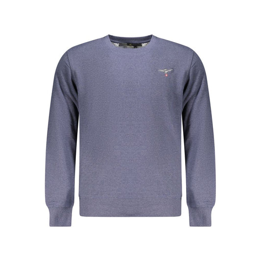 Accademia Militare Blue Cotton Men Sweater