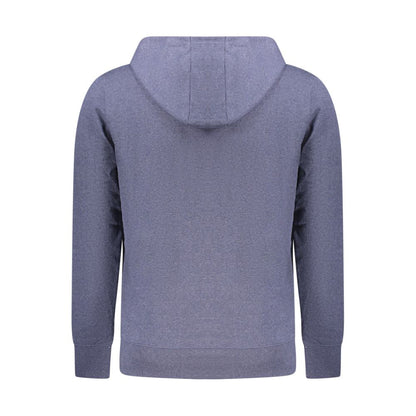 Accademia Militare Blue Cotton Men's Hooded Sweater