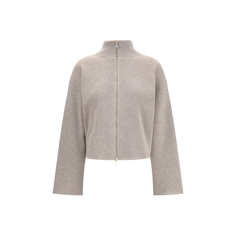 Fabiana Filippi Reversible Platinum Mohair Jacket