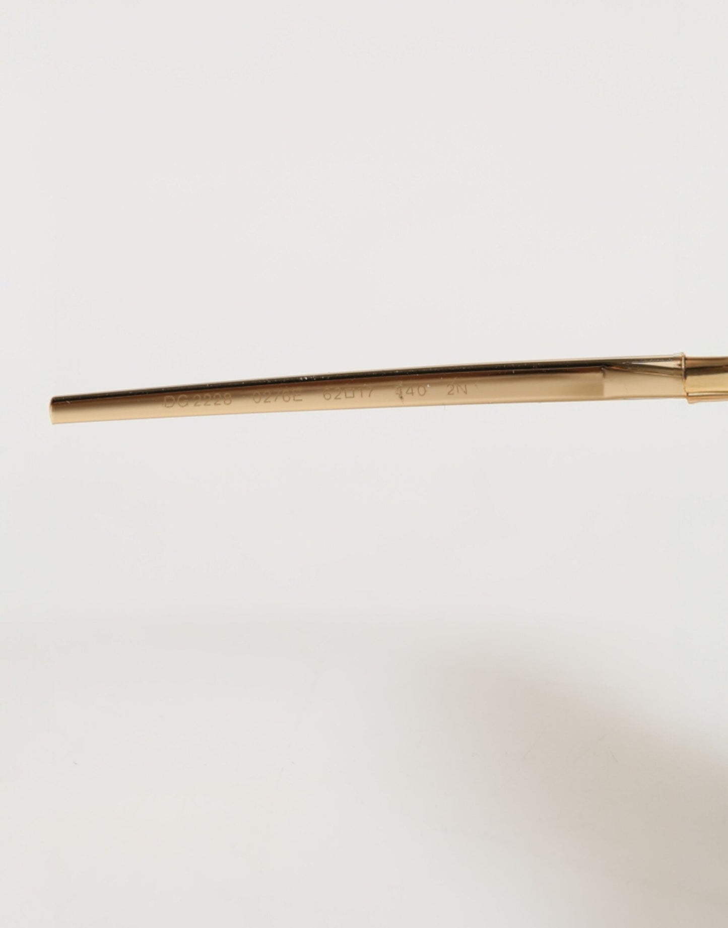 Dolce & Gabbana DG2228 Gold Plated Round Lenses Shades Eyewear Sunglasses