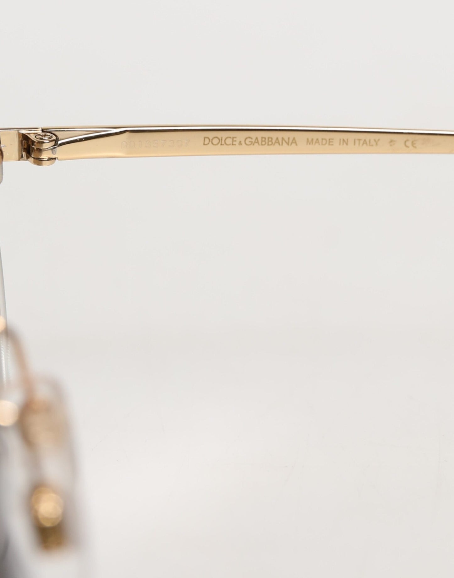 Dolce & Gabbana DG2228 Gold Plated Round Lenses Shades Eyewear Sunglasses