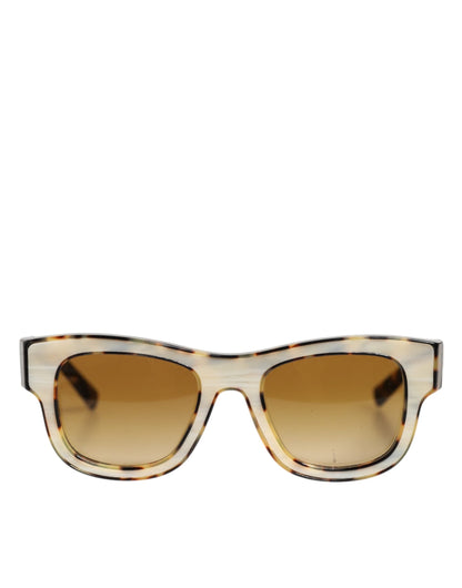 Dolce & Gabbana DG4379F White Tortoiseshell Gradient Acetate Shades Sunglasses
