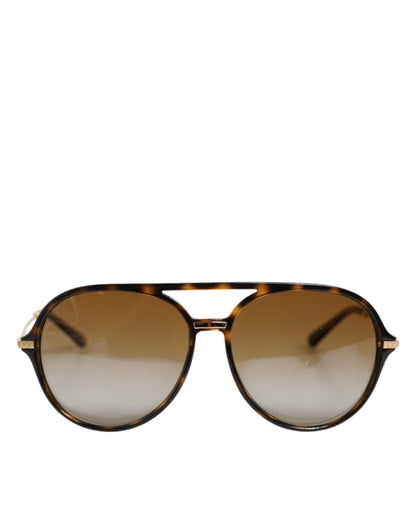 Dolce & Gabbana DG6159 Havana Frame Polarized Gradient Lenses Sunglasses