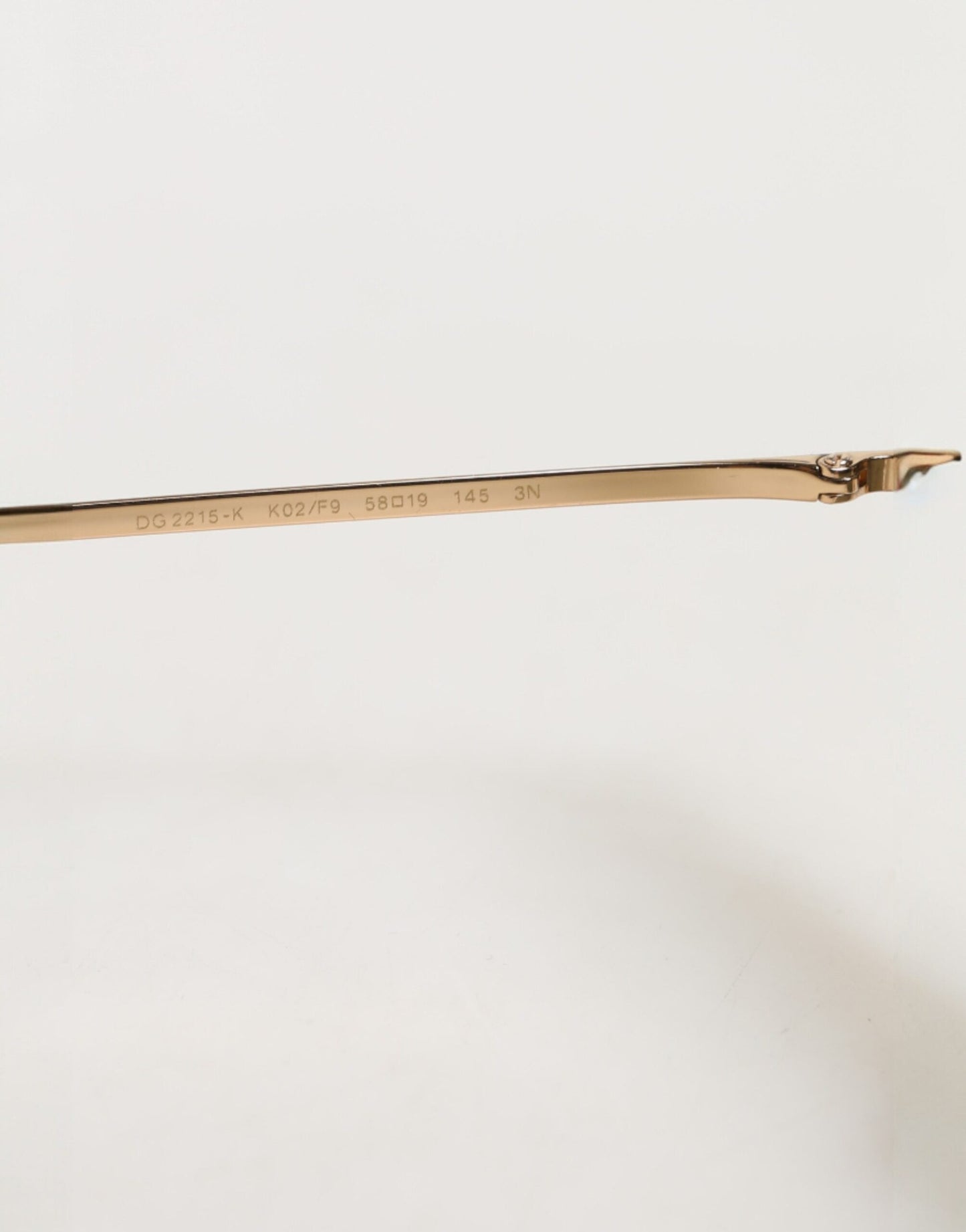 Dolce & Gabbana DG2215K Gold Plated Round Lenses Shade Eyewear Sunglasses