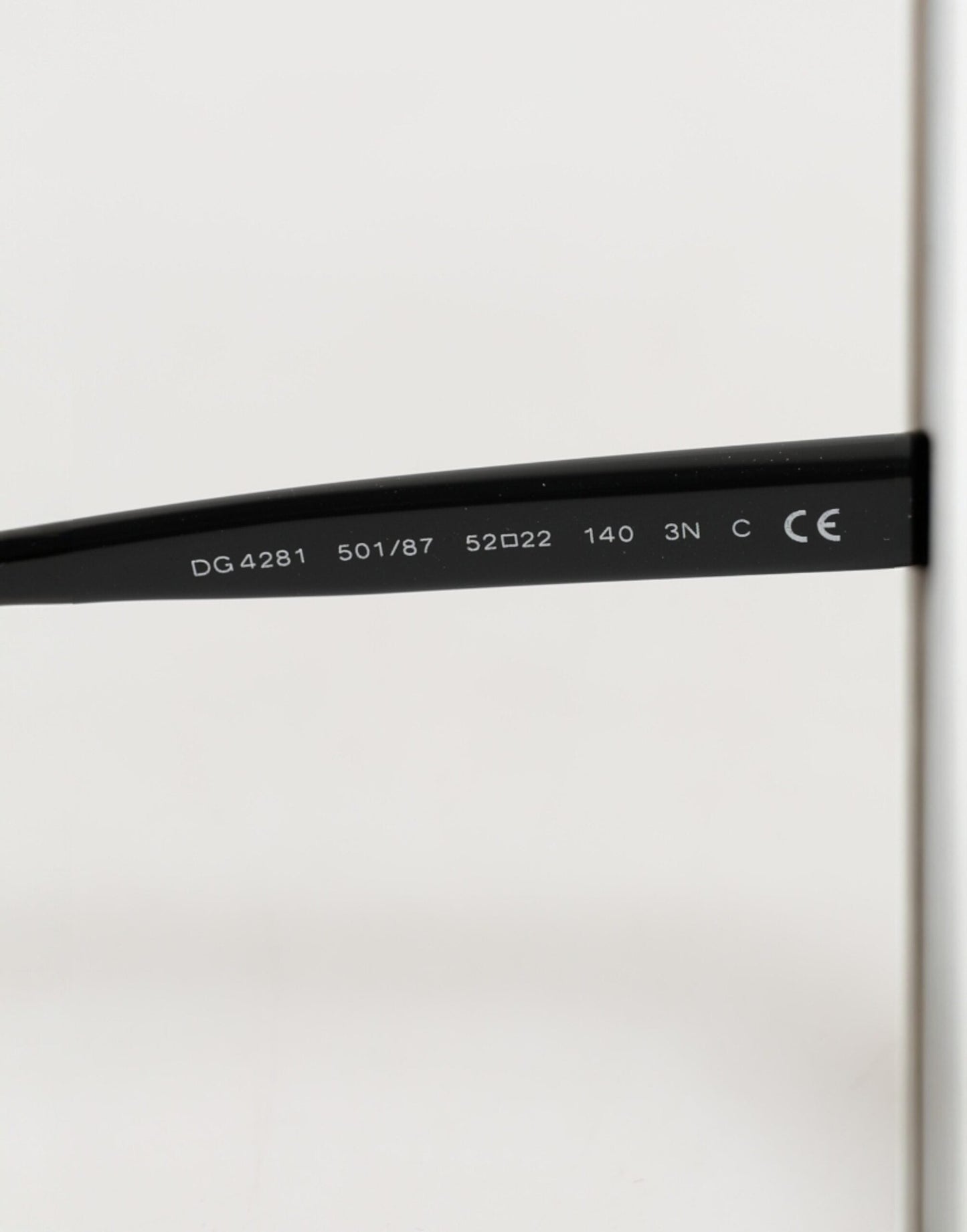 Dolce & Gabbana DG4281 Black Round Frame Full Rim Eyewear Sunglasses