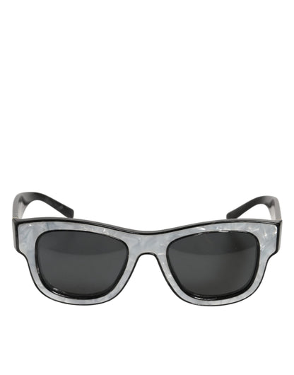 Dolce & Gabbana DG4379F Pearl White Acetate Frame Shades Sunglasses