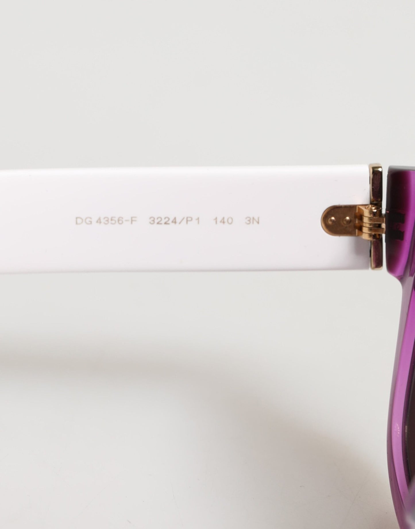 Dolce & Gabbana DG4356F White Acetate Aviator Shades Eyewear Sunglasses