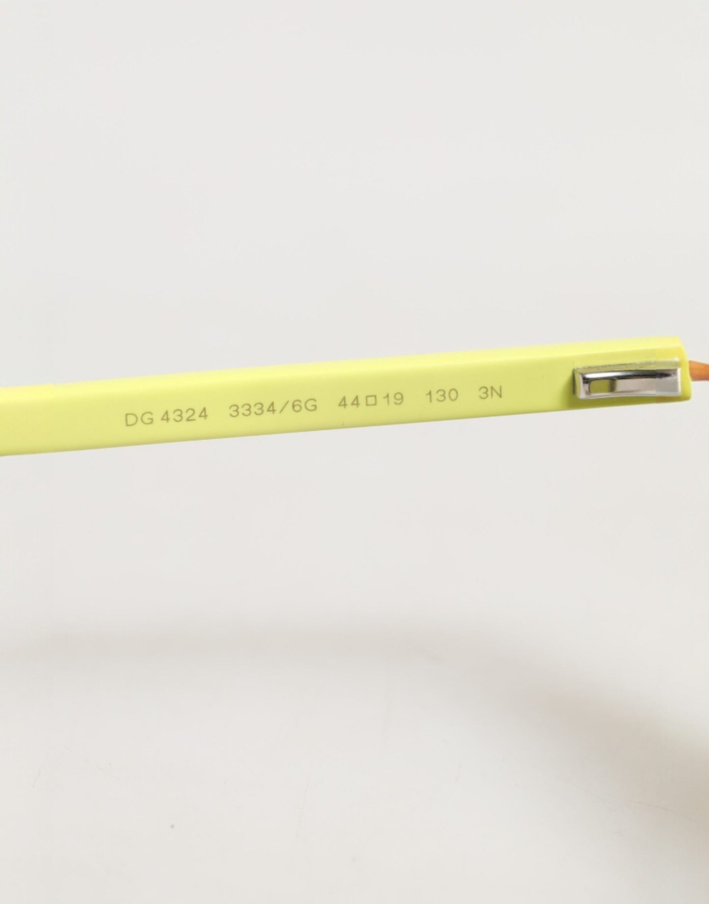 Dolce & Gabbana DG4324 Yellow Framed Mirrored Lenses Eyewear Sunglasses