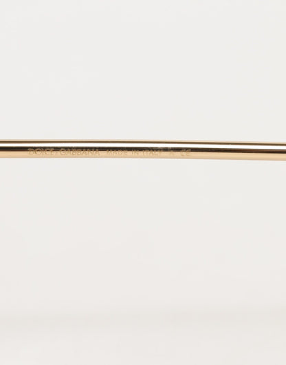 Dolce & Gabbana DG2198 Brown Leopard Print Gradient Round Sunglasses