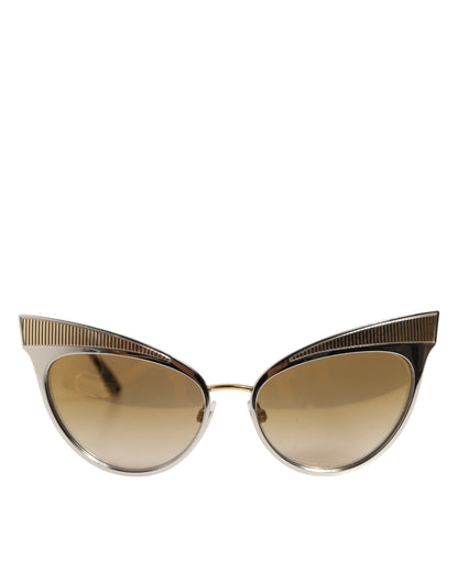 Dolce & Gabbana DG2178 Gold Metal Cat Eye Gradient Eyewear Sunglasses