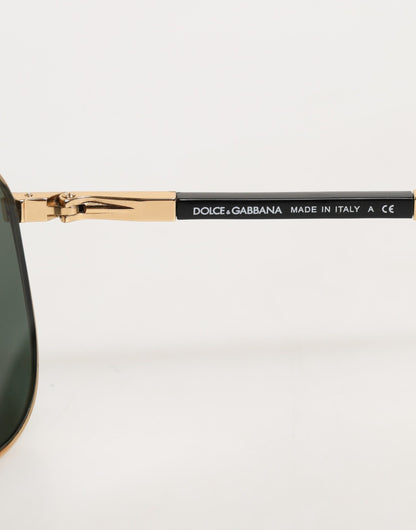 Dolce & Gabbana Gold Edition Aviator Shades Eyewear Sunglasses