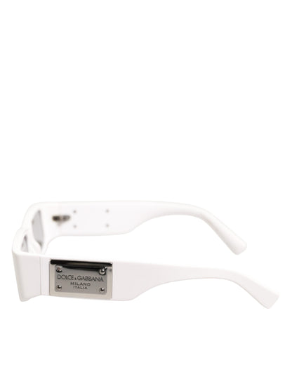Dolce & Gabbana White Frame Re-Edition Shades Eyewear Sunglasses