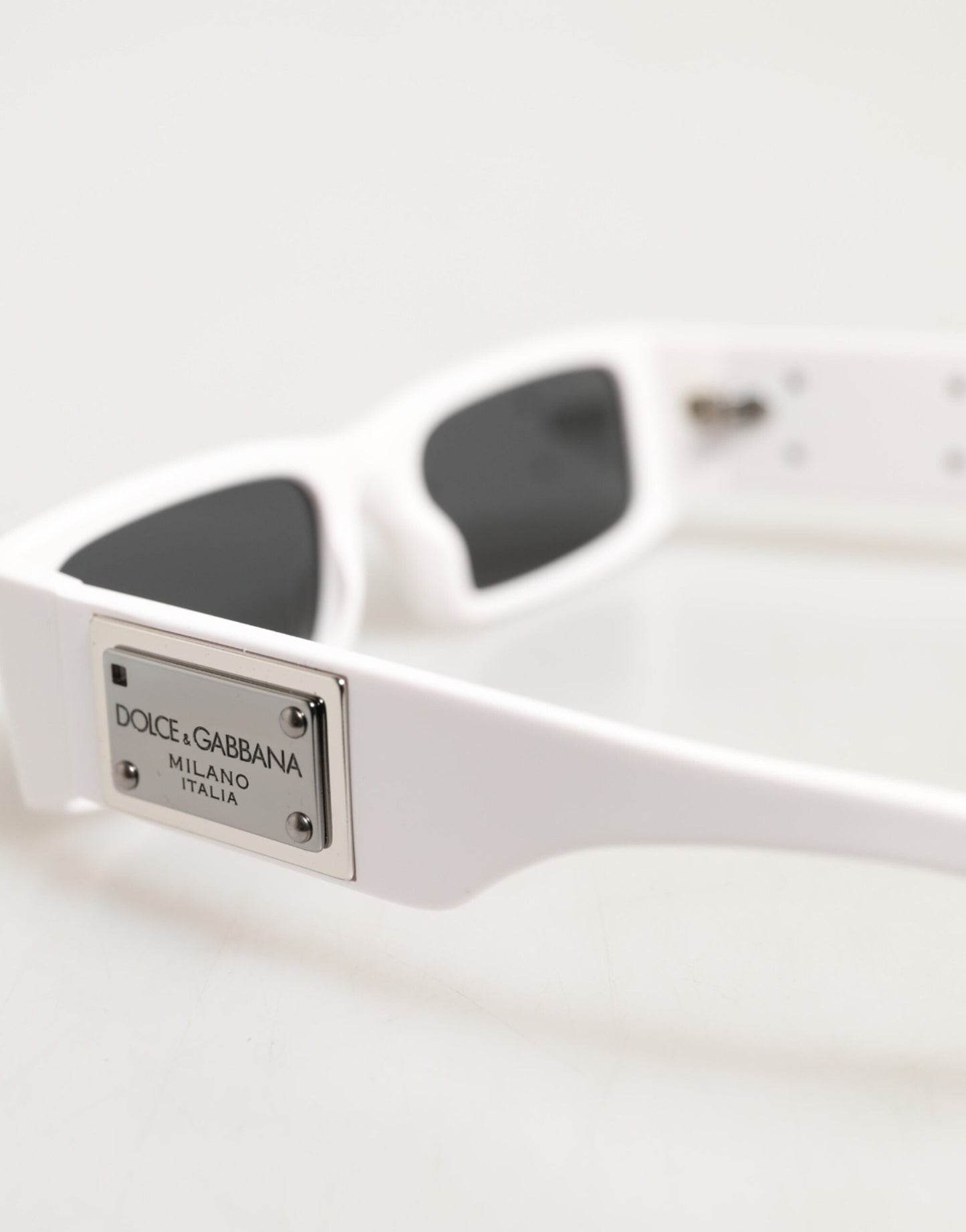 Dolce & Gabbana White Frame Re-Edition Shades Eyewear Sunglasses