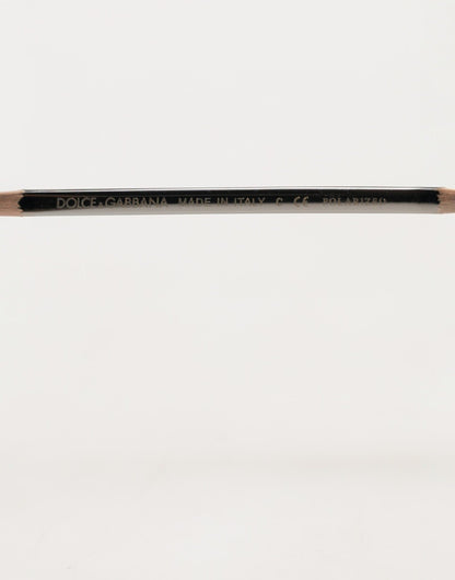 Dolce & Gabbana Silver Metal Frame Polarized Navigator Sunglasses