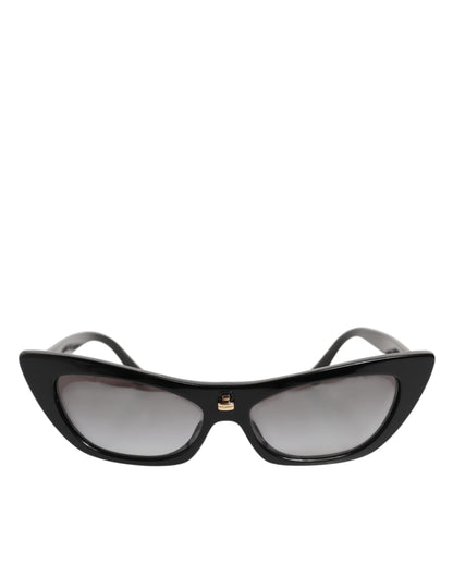 Dolce & Gabbana Black Re-Edition DNA Cat-Eye Frame Sunglasses