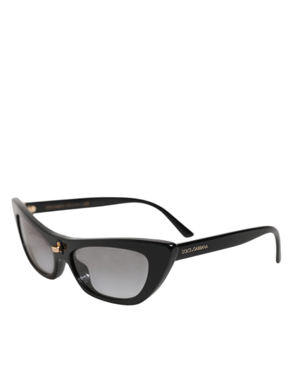 Dolce & Gabbana Black Re-Edition DNA Cat-Eye Frame Sunglasses