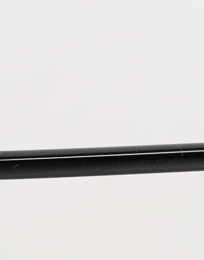 Dolce & Gabbana Black Metal Frame Square Lenses Shades Eyewear Sunglasses