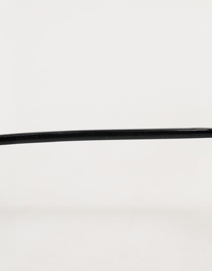 Dolce & Gabbana Black Metal Frame Square Lenses Shades Eyewear Sunglasses