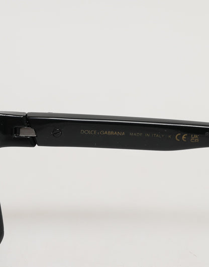 Dolce & Gabbana DG6160 Square Black Polyamide Sport Logo Sunglasses