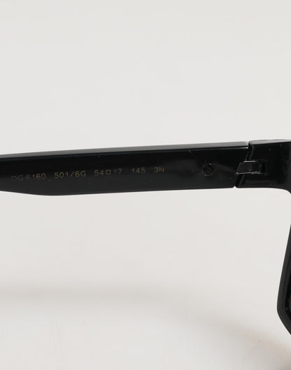 Dolce & Gabbana DG6160 Square Black Polyamide Sport Logo Sunglasses