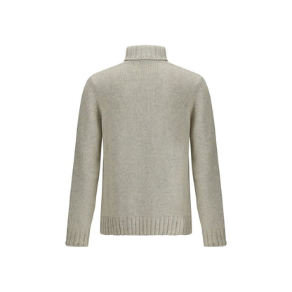 Aragona Cashmere Braided-knit Turtleneck Sweater