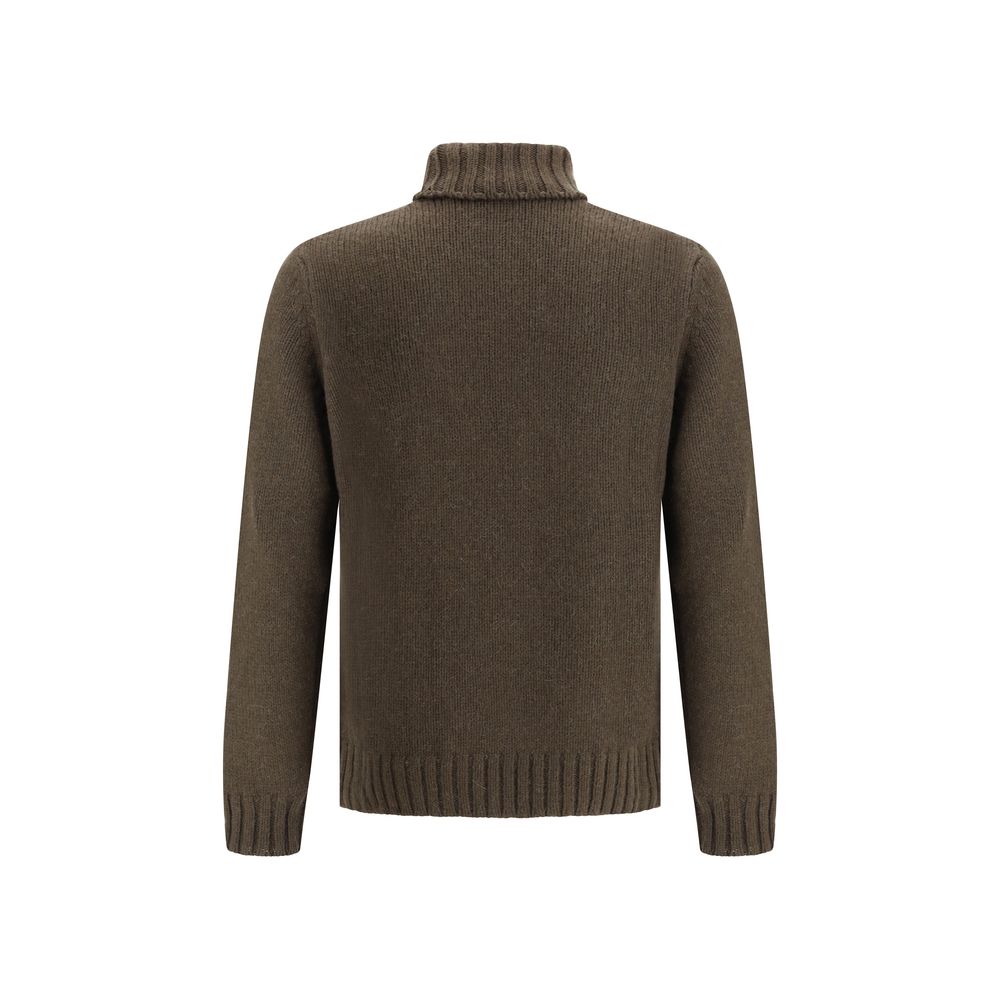 Aragona Cashmere Braided-knit Turtleneck Sweater