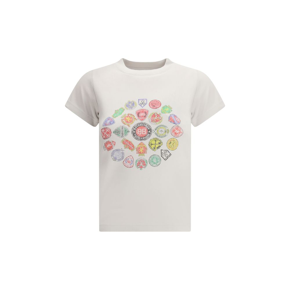 Balenciaga Graphic Logo Crew Neck T-Shirt