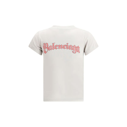 Balenciaga Graphic Logo Crew Neck T-Shirt