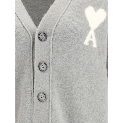 Ami Paris Alpaca Ami de Coeur Cardigan
