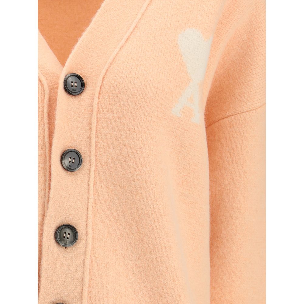 Ami Paris Alpaca Ami de Coeur Cardigan