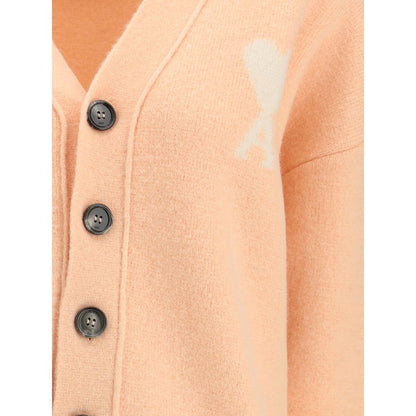 Ami Paris Alpaca Ami de Coeur Cardigan