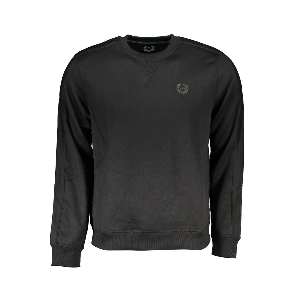 Gianmarco Venturi Black Cotton Sweatshirt