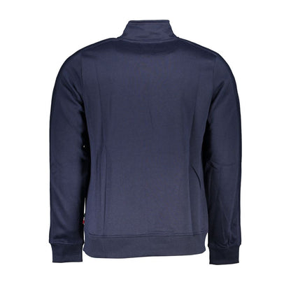 Gianmarco Venturi Blue Cotton Sweatshirt