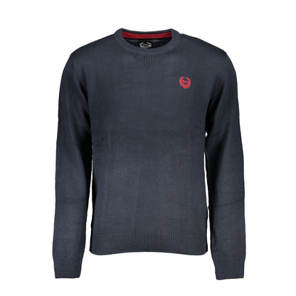 Gianmarco Venturi Blue Cotton Sweater