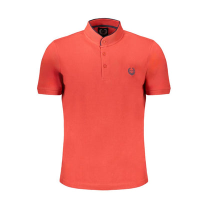 Gianmarco Venturi Red Cotton Polo Shirt