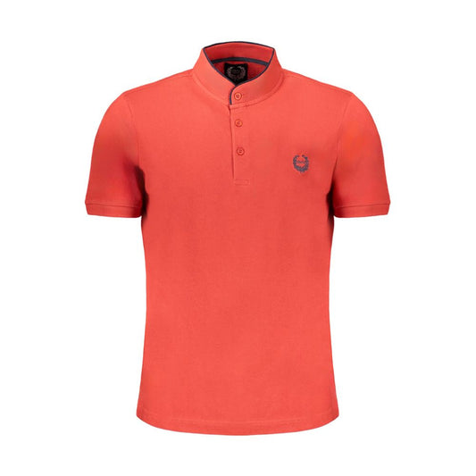 Gianmarco Venturi Red Cotton Polo Shirt