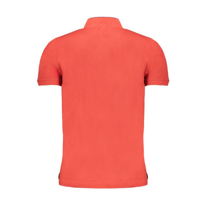 Gianmarco Venturi Red Cotton Polo Shirt
