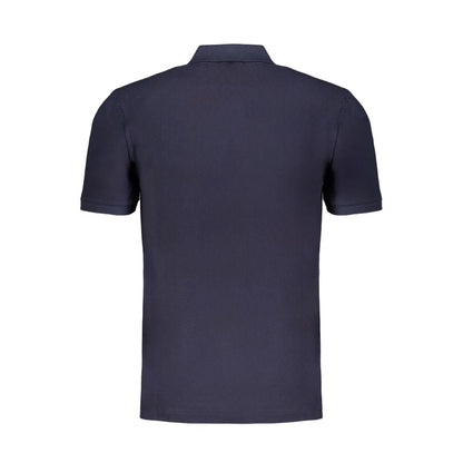 Gianmarco Venturi Blue Cotton Polo Shirt