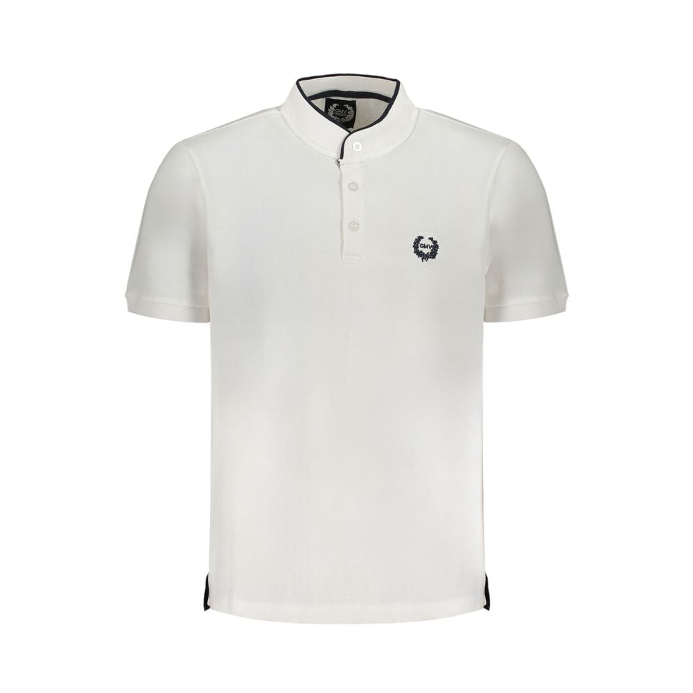 Gianmarco Venturi White Cotton Polo Shirt