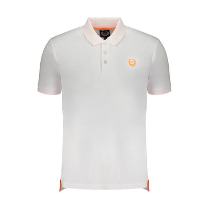 Gianmarco Venturi White Cotton Polo Shirt