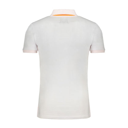 Gianmarco Venturi White Cotton Polo Shirt