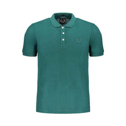 Gianmarco Venturi Green Cotton Polo Shirt