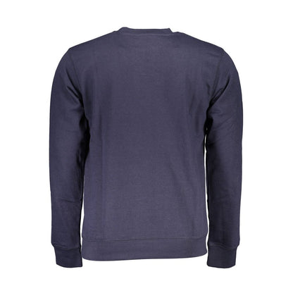Gianmarco Venturi Blue Cotton Sweatshirt