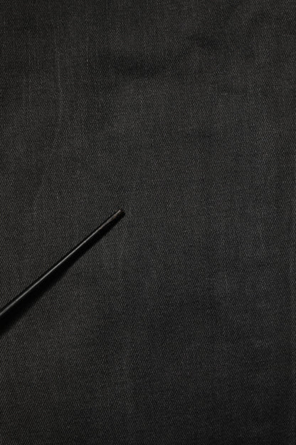 Dolce & Gabbana Dark Gray Cotton Skinny Men Denim Jeans