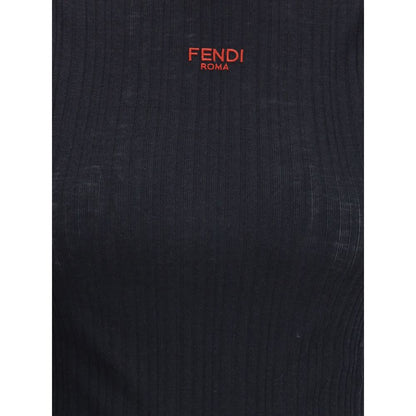 Fendi Sleeveless Virgin Wool Top