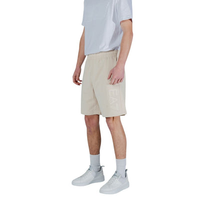 EA7 Emporio Armani Beige Cotton Bermuda