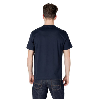 EA7 Emporio Armani Blue Cotton T-Shirt