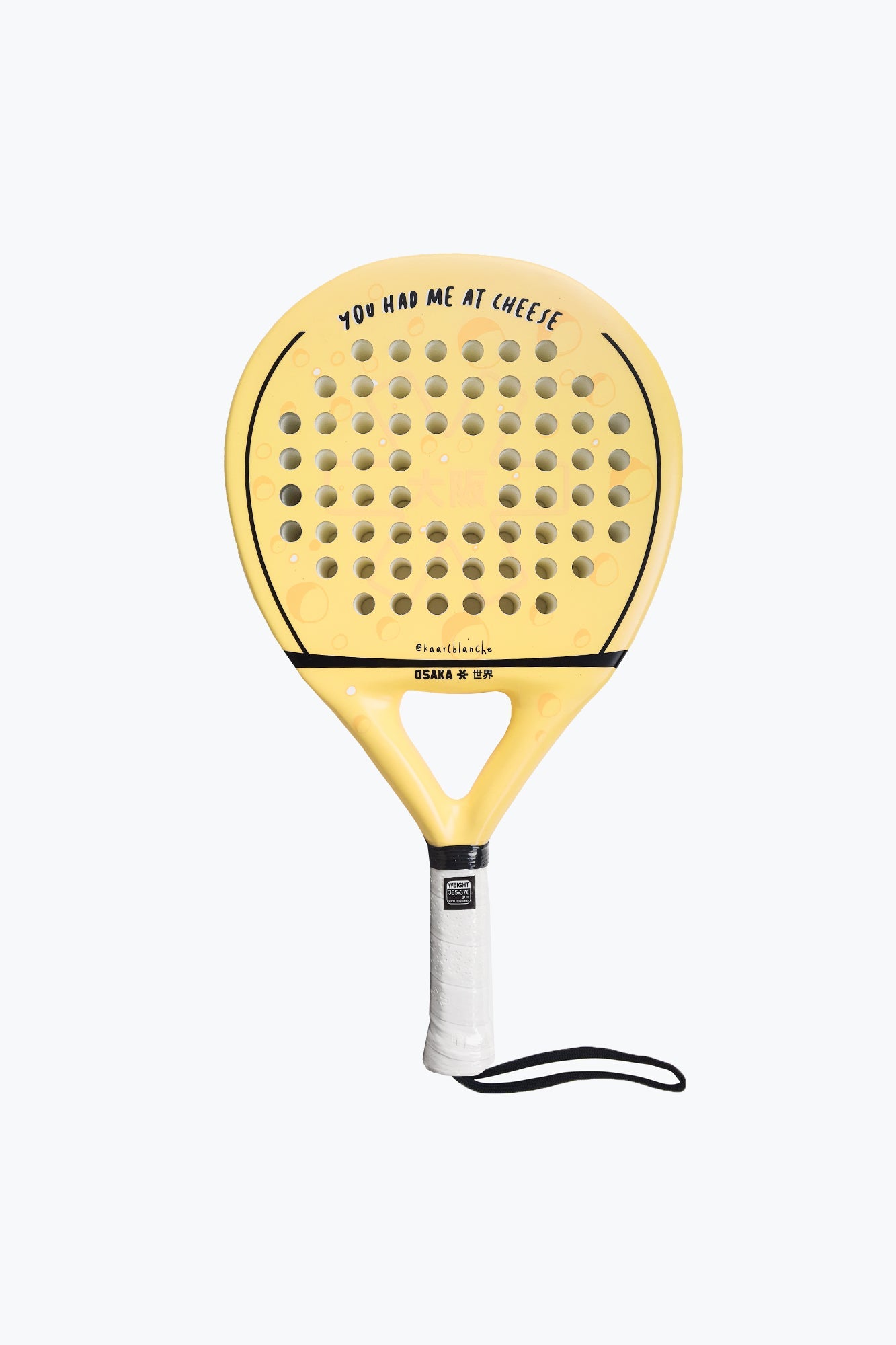Osaka x Kaart Blanche Padel Racket Cheese - Yellow