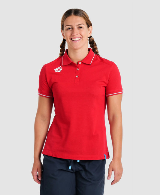 WOMEN’S TEAM POLOSHIRT SOLID COTTON